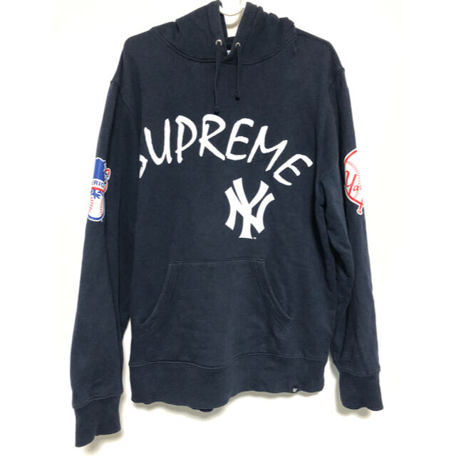 Supreme×Yankees 47 Brand パーカー　Mサイズ