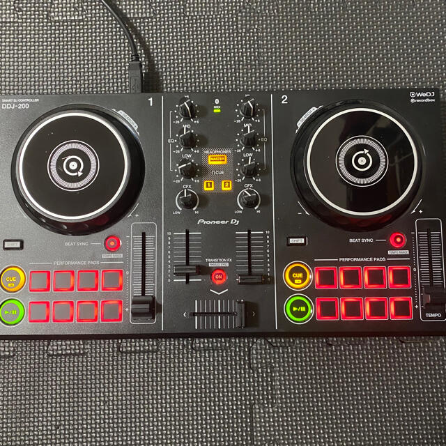 DDJ-200 別売ライトニングケーブル付きの通販 by れい's shop|ラクマ