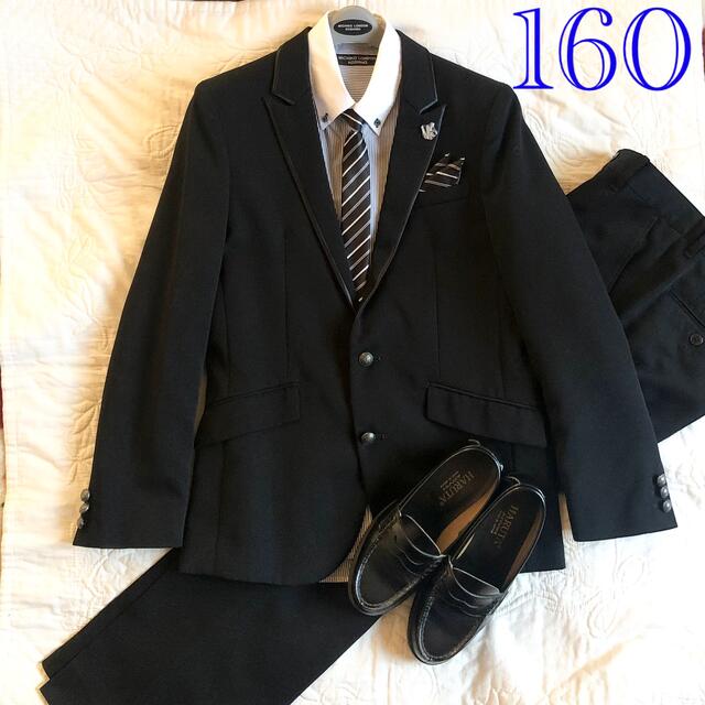 キッズ/ベビー/マタニティミチコロンドン　男の子スーツ上下&ワイシャツ　160