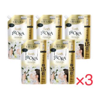 カオウ(花王)の期間限定！ フレアフレグランス IROKA 柔軟剤 詰め替え 15袋(洗剤/柔軟剤)