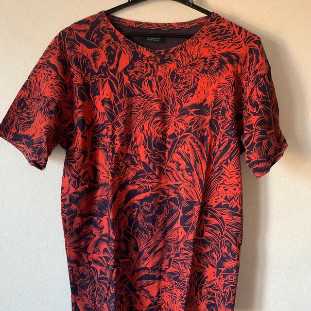 ZARA(ザラ)のZARA ボタニカル柄　tシャツ レディースのトップス(Tシャツ(半袖/袖なし))の商品写真