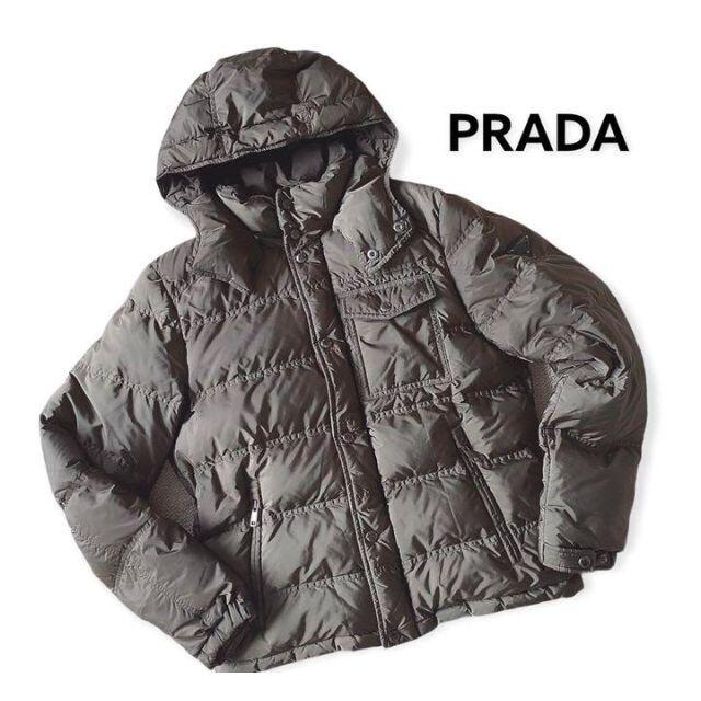 なお様専用 PRADAプラダ メンズ 三角プレート フード付きダウン