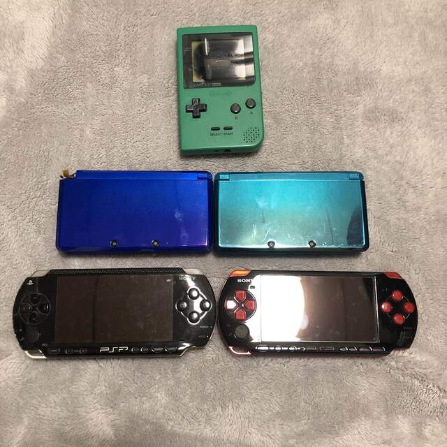 3DS PSP ゲームボーイポケット 5台セット ジャンク エンタメ/ホビーのゲームソフト/ゲーム機本体(携帯用ゲーム機本体)の商品写真