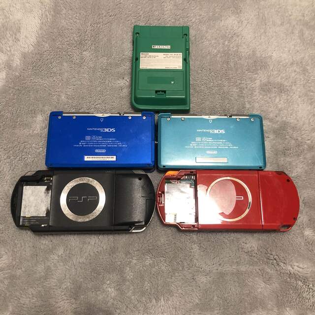 3DS PSP ゲームボーイポケット 5台セット ジャンク エンタメ/ホビーのゲームソフト/ゲーム機本体(携帯用ゲーム機本体)の商品写真