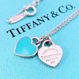 ティファニー(Tiffany & Co.)のティファニー　リターントゥティファニー ダブルハートタグネックレス(ネックレス)