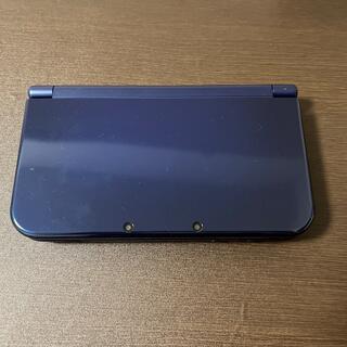 ニンテンドー3DS(ニンテンドー3DS)のNew NINTENDO 3DS LL 本体（メタリックブルー）+ 専用ケース(携帯用ゲーム機本体)