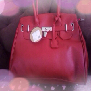 グレイル(GRL)の鞄×赤(ハンドバッグ)