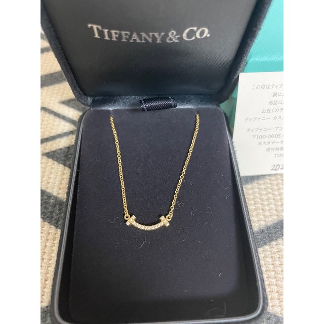 新品未使用 美品 TIFFANY \u0026 Co.ティファニーT スマイル ネックレス