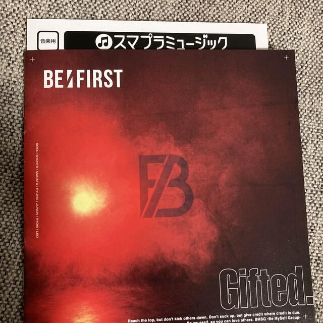 Gifted.（初回生産限定盤）デビュー　CD BE：FIRST ビーファースト