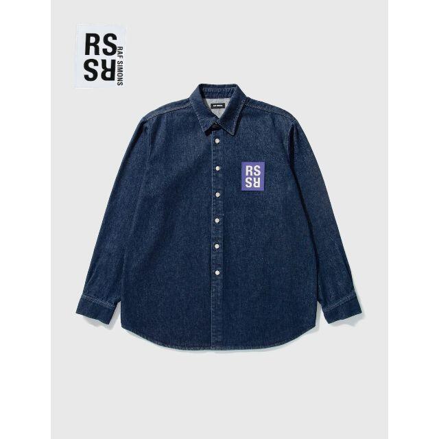 正式的 RAF - SIMONS RAF SIMONS シャツ デニム フィット ストレート