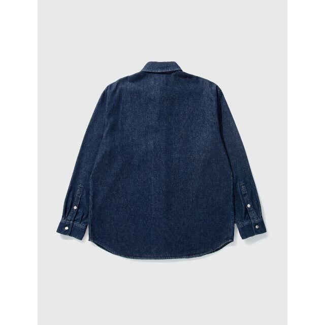RAF SIMONS - RAF SIMONS ストレート フィット デニム シャツの RAF SIMONS - RAF SIMONS ストレート フィット デニム シャツの