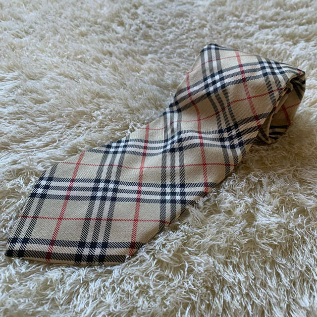 美品☆ど定番!バーバリー ノバチェック ネクタイ - ネクタイ