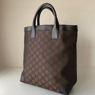 グッチ(Gucci)のGUCCI トートバッグ GG柄&本革 正規品(トートバッグ)