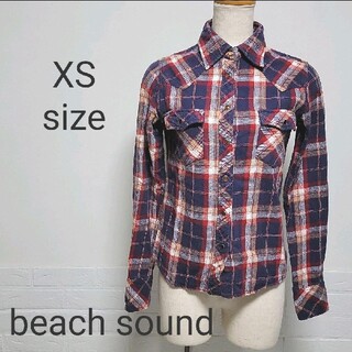ビーチサウンド(BEACH SOUND)のビーチサウンド　チェックルシャツ　XS(シャツ/ブラウス(長袖/七分))