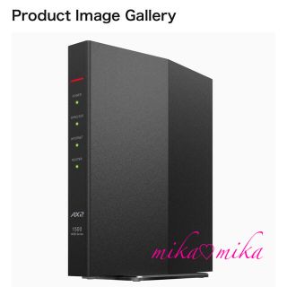 バッファロー WiFi ルーター 無線LAN WSR-1500AX2S/NBK(その他)