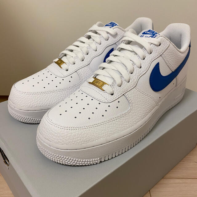 スニーカー【希少品】NIKE AIR FORCE 1 '07 ROYAL BLUE