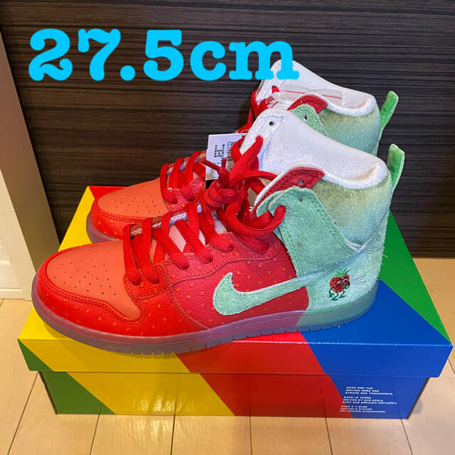 Nike SB Dunk High "Strawberry Cough"靴/シューズ