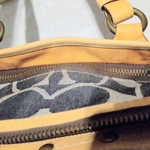 コーチ デニム レザー バッグ タグ付き 新品 未使用 COACH Lily コーチ デニム レザー バッグ タグ付き 新品 未使用 COACH Lily