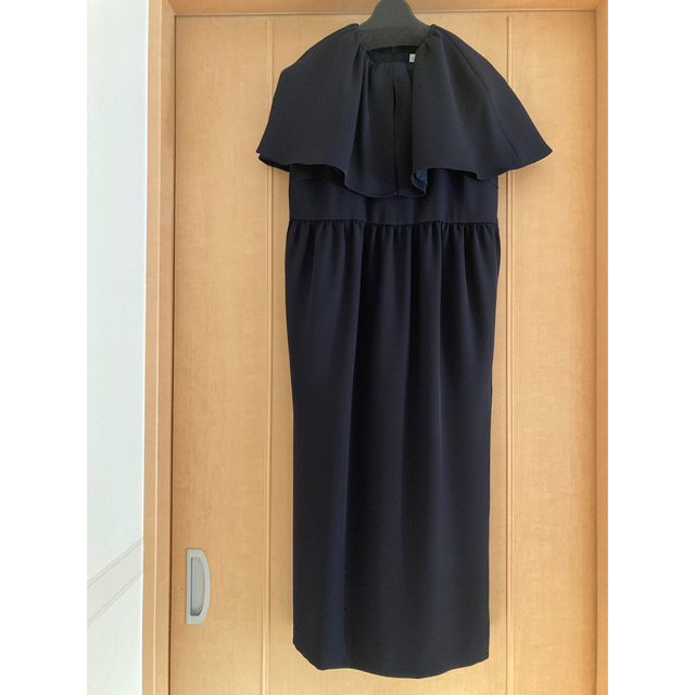 専用です。yori 襟付きセレモニーワンピース 36 ネイビー ワンピース 専用です。yori 襟付きセレモニーワンピース 36 ネイビー ワンピース