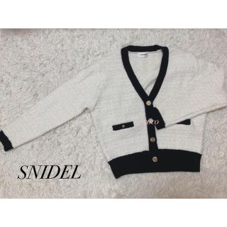 スナイデル(SNIDEL)のSNIDEL☆新品ツイードカーディガン(カーディガン)