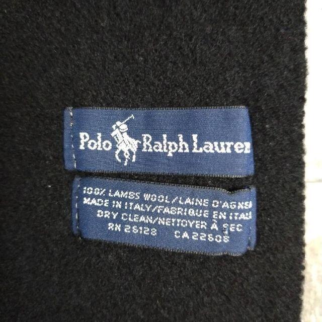POLO RALPH LAUREN(ポロラルフローレン)のポロ ラルフローレン ビックポニー ロゴウールマフラー レディースのファッション小物(マフラー/ショール)の商品写真