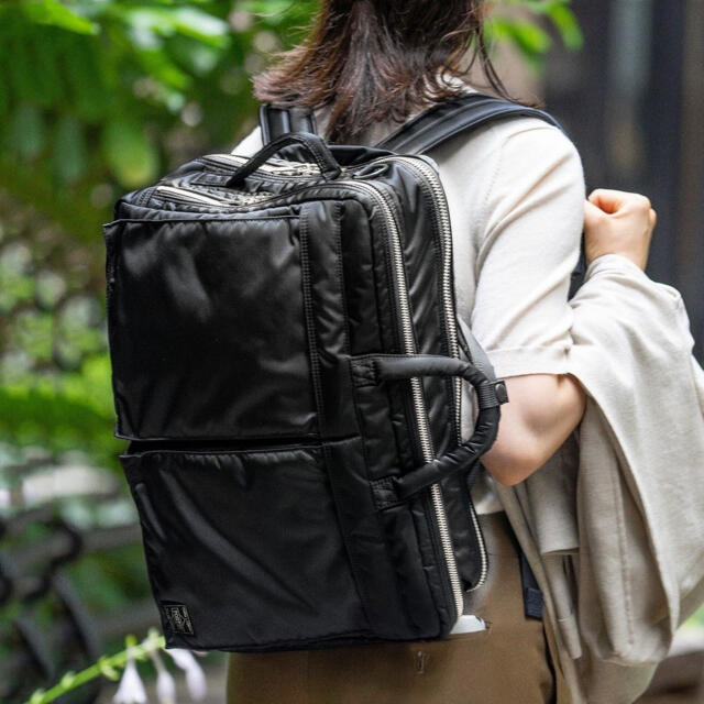 ☆【美品】PORTER ポーター 3way タンカー リュック ショルダーバッグ-