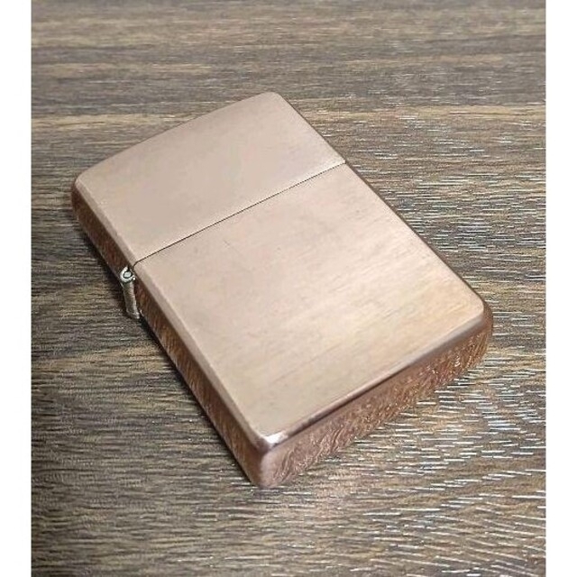 雪の豪奢 ZIPPO/ジッポー COPPER/カッパー 2002年製 ブラッシュド加工 タウン&カントリー