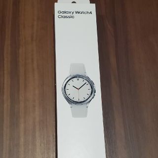 サムスン(SAMSUNG)のGalaxy watch 4 classic 42mm  国内正規品 シルバー(その他)