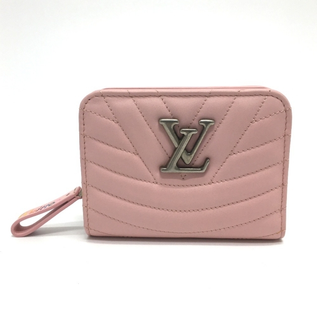 ☆安心の定価販売☆】 2つ折り財布 コンパクトウォレット LV金具 M63791 ジプト ニューウェーブ VUITTON LOUIS ルイヴィトン VUITTON  LOUIS レザー 新品同様 ピンク スムージーピンク 財布