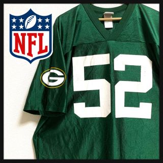 リーボック(Reebok)の【激レア】NFL ゲームシャツ ユニフォーム Green Bay packers(アメリカンフットボール)