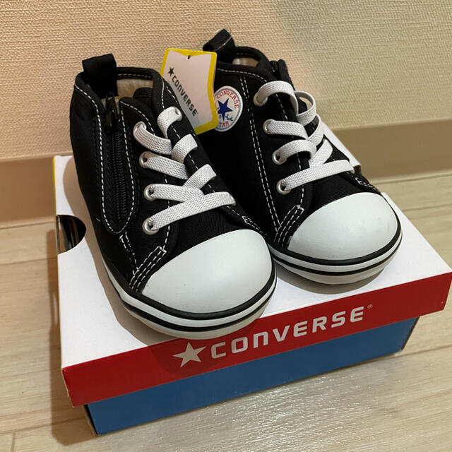 CONVERSE(コンバース)のコンバース　ベビー　オールスター　新品　黒 キッズ/ベビー/マタニティのベビー靴/シューズ(~14cm)(スニーカー)の商品写真