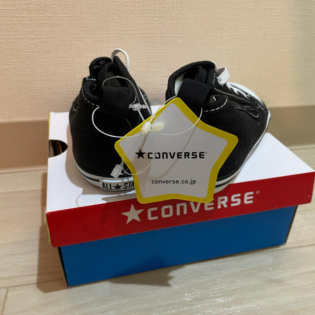 CONVERSE(コンバース)のコンバース　ベビー　オールスター　新品　黒 キッズ/ベビー/マタニティのベビー靴/シューズ(~14cm)(スニーカー)の商品写真