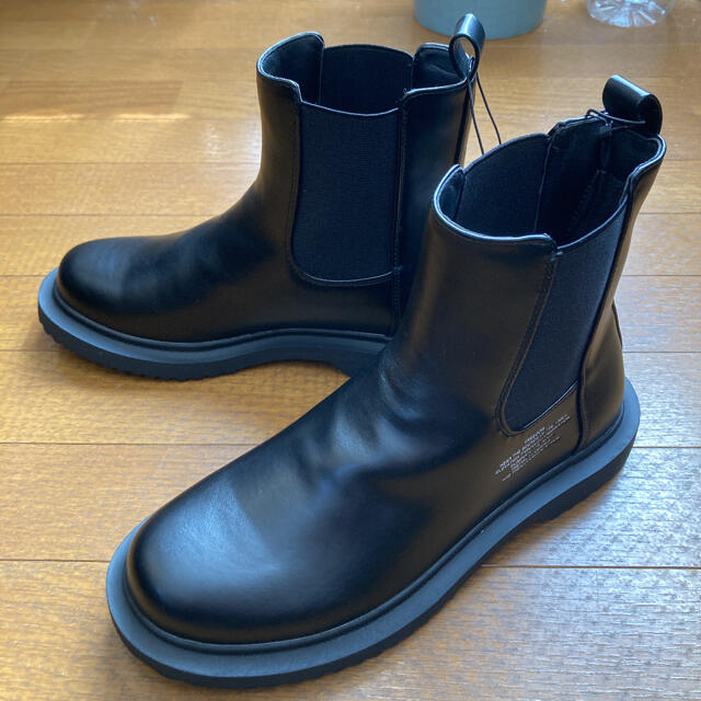 GU - GU × UNDERCOVER コラボ サイドゴアブーツ メンズ レザーの GU - GU × UNDERCOVER コラボ サイドゴアブーツ メンズ レザーの