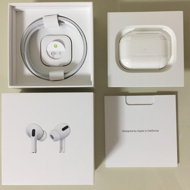 Apple(アップル)の新品 Apple アップル AirPods Pro 型番 MLWK3J/A スマホ/家電/カメラのオーディオ機器(ヘッドフォン/イヤフォン)の商品写真