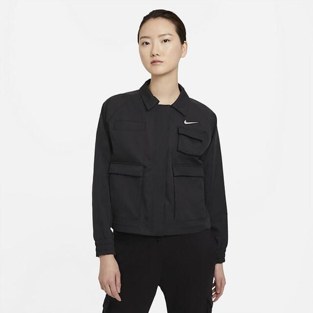 NIKE(ナイキ)のNIKE W's SWOOSH WOVEN JACKET Lサイズ レディースのジャケット/アウター(ブルゾン)の商品写真