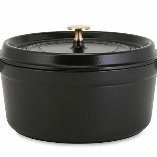 STAUB(ストウブ)のストウブ 鍋 Staub ココットラウンド スチーマーセット ラウンド26cm インテリア/住まい/日用品のキッチン/食器(調理道具/製菓道具)の商品写真