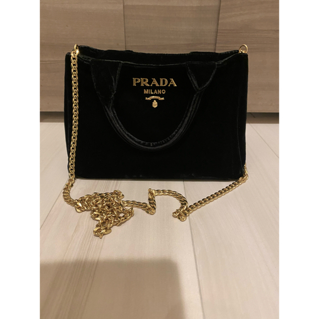 PRADA ベロア2wayバック