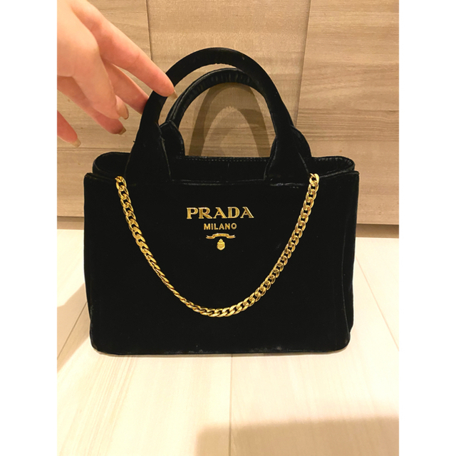 PRADA ベロア2wayバック