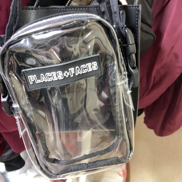 PLACES+FACES / PVC Side Bag クリアバッグ