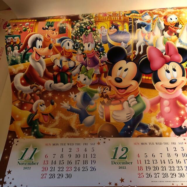 第一生命・ディズニー6枚物カレンダー エンタメ/ホビーのコレクション(ノベルティグッズ)の商品写真