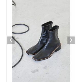 トゥデイフル(TODAYFUL)のtodayful Stretch Leather Boots 37 新品未使用(ブーツ)