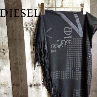 ディーゼル(DIESEL)のディーゼル  プリント フリンジストール(マフラー)