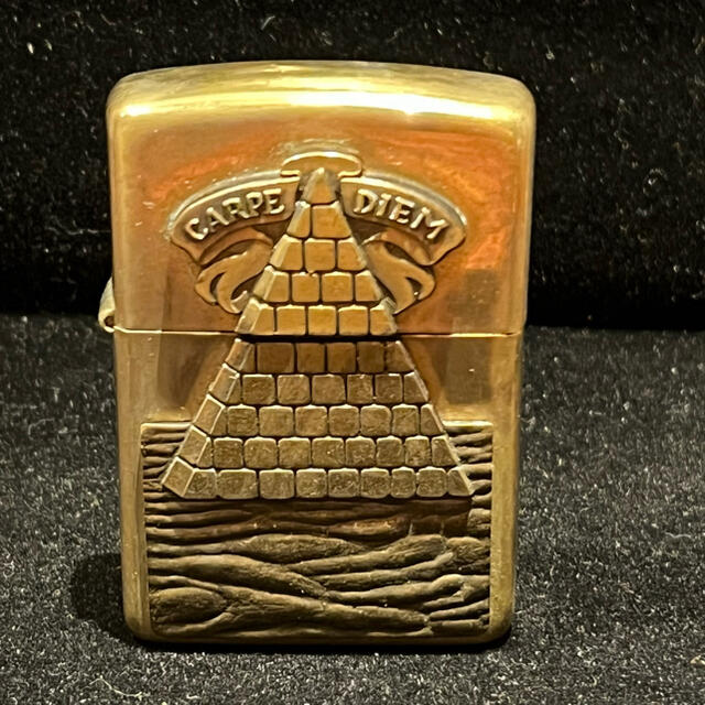 Zippo ジッポーライター CARPE DIEM フリーメイソン 火花確認○