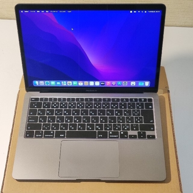 Apple(アップル)のM1 MacBook air 8GB 256SSD おまけ付き スマホ/家電/カメラのPC/タブレット(ノートPC)の商品写真