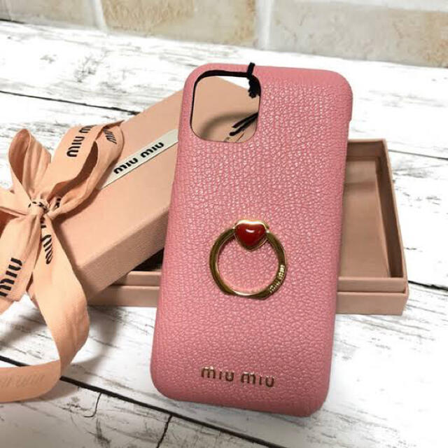 スマホアクセサリーmiumiu iPhone11ケース