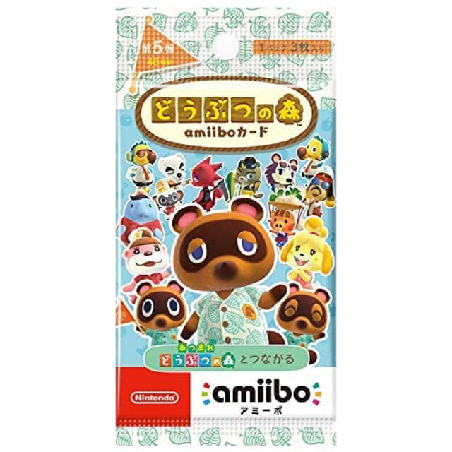 【 新品 】 新品 - Switch Nintendo どうぶつの森 25パック 1BOX 第5弾 amiiboカード Box/デッキ/パック
