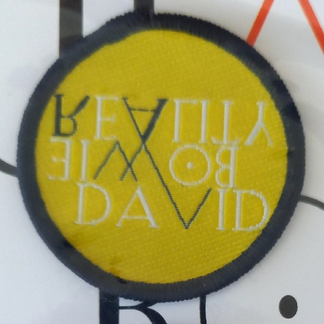 未開封DAVID·BOWIE デビットボウイReality tourワッペン