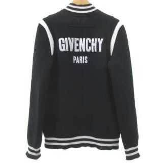 ジバンシィ(GIVENCHY)のジバンシィ 17AW ニット スタジャン バックロゴ ジャケット 正規 XS 黒(ブルゾン)