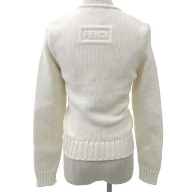 FENDI - フェンディ 美品 20SS Vネック ニット セーター 正規 40 FENDI - フェンディ 美品 20SS Vネック ニット セーター 正規 40