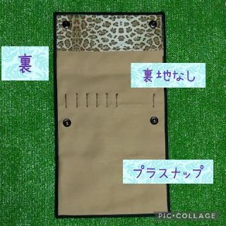 ゴルフカート小物入れ ハンドメイド 手すりに付けてスコアホルダー